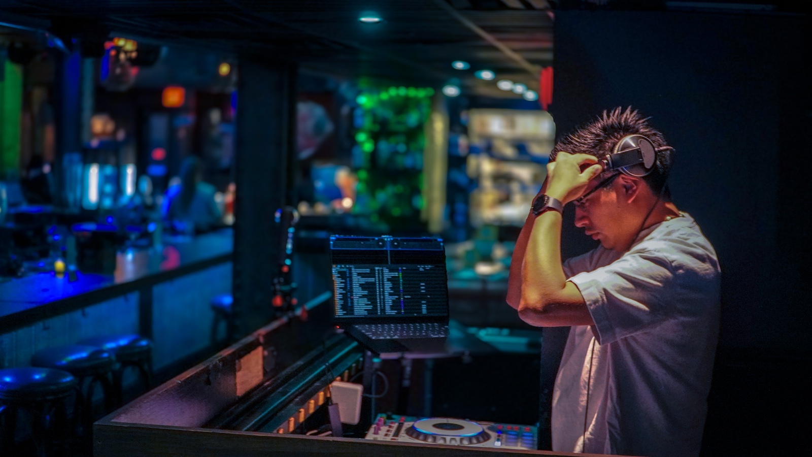 Latin Night at a bar in Boston with DJ GOX